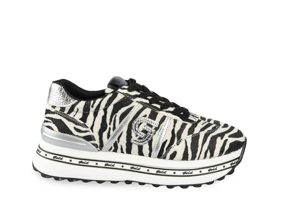 SNEAKER FONDO ALTO ZEBRATO