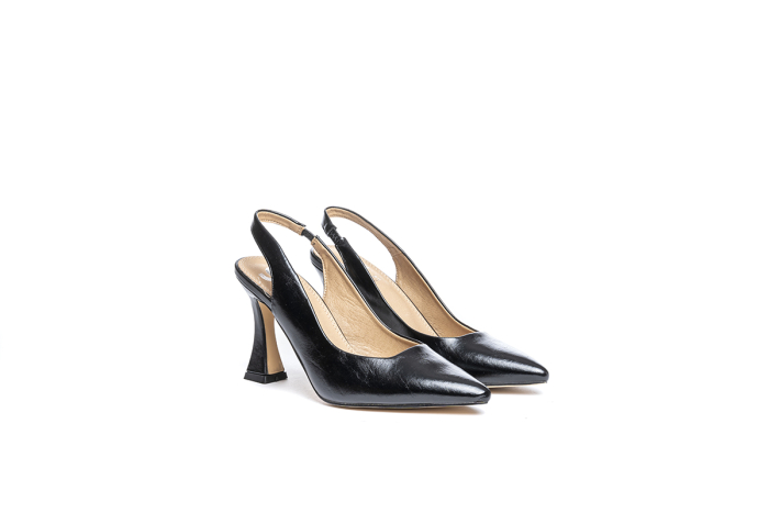 SLINGBACK CON TACCO A CLESSIDRA