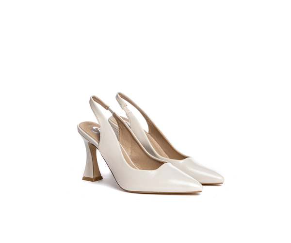 SLINGBACK CON TACCO A CLESSIDRA