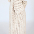 CARDIGAN LUNGO CON CAPPUCCIO