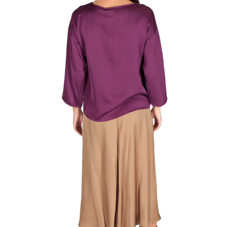 BLUSA EFFETTO SATIN