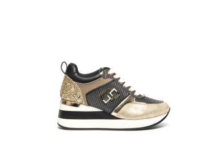 SNEAKERS PARA  ALTA SCAMOSCIATA LUREX