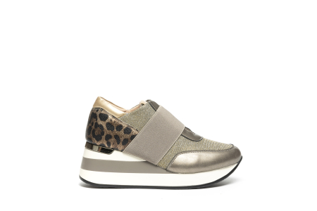 SLIP ON PARA ALTA LUREX LEOPARD