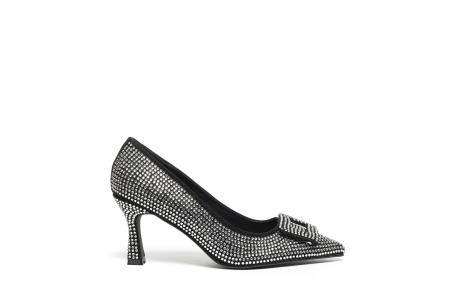 DECOLLETTE STRASS CON FIBBIA