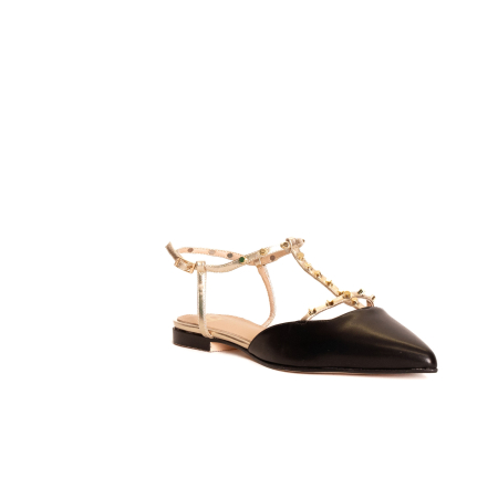 BALLERINA SLINGBACK CON BORCHIE
