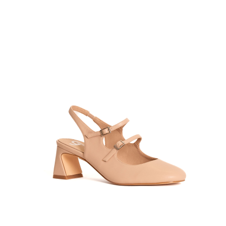 DECOLLETE SLINGBACK CON DOPPIO CINTURINO