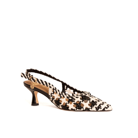 DECOLLETE SLINGBACK INTRECCIATA