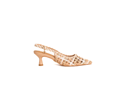 DECOLLETE SLINGBACK INTRECCIATA
