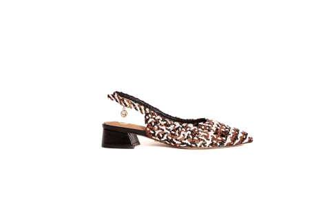 BALLERINA SLINGBACK INTRECCIATA