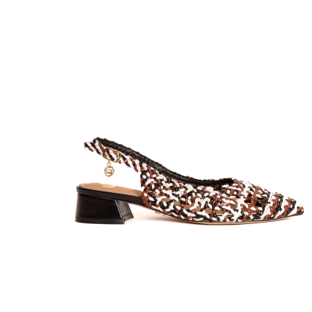 BALLERINA SLINGBACK INTRECCIATA