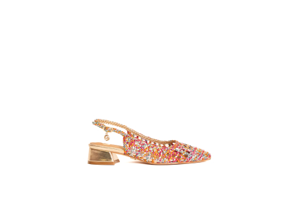 BALLERINA SLINGBACK INTRECCIATA