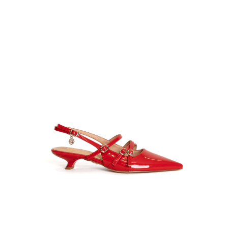 SANDALO SLINGBACK CON DOPPIA FASCIA