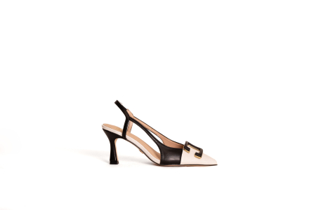 SANDALO SLINGBACK CON FIBBIA