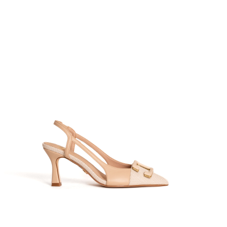 SANDALO SLINGBACK CON FIBBIA