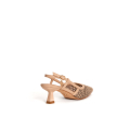 SANDALO SLINGBACK EFFETTO TRAFORATO