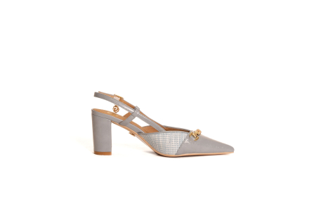 SLINGBACK CON MORSETTO IN BAMBU'