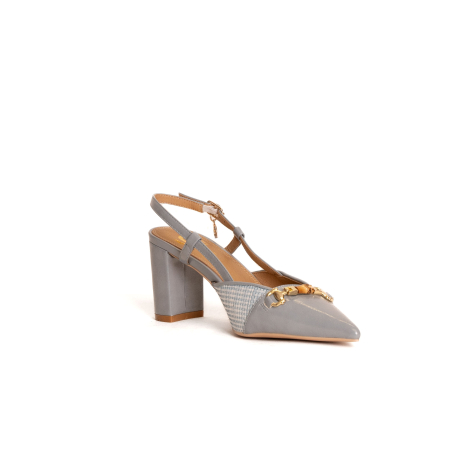 SLINGBACK CON MORSETTO IN BAMBU'
