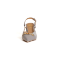 SLINGBACK CON MORSETTO IN BAMBU'
