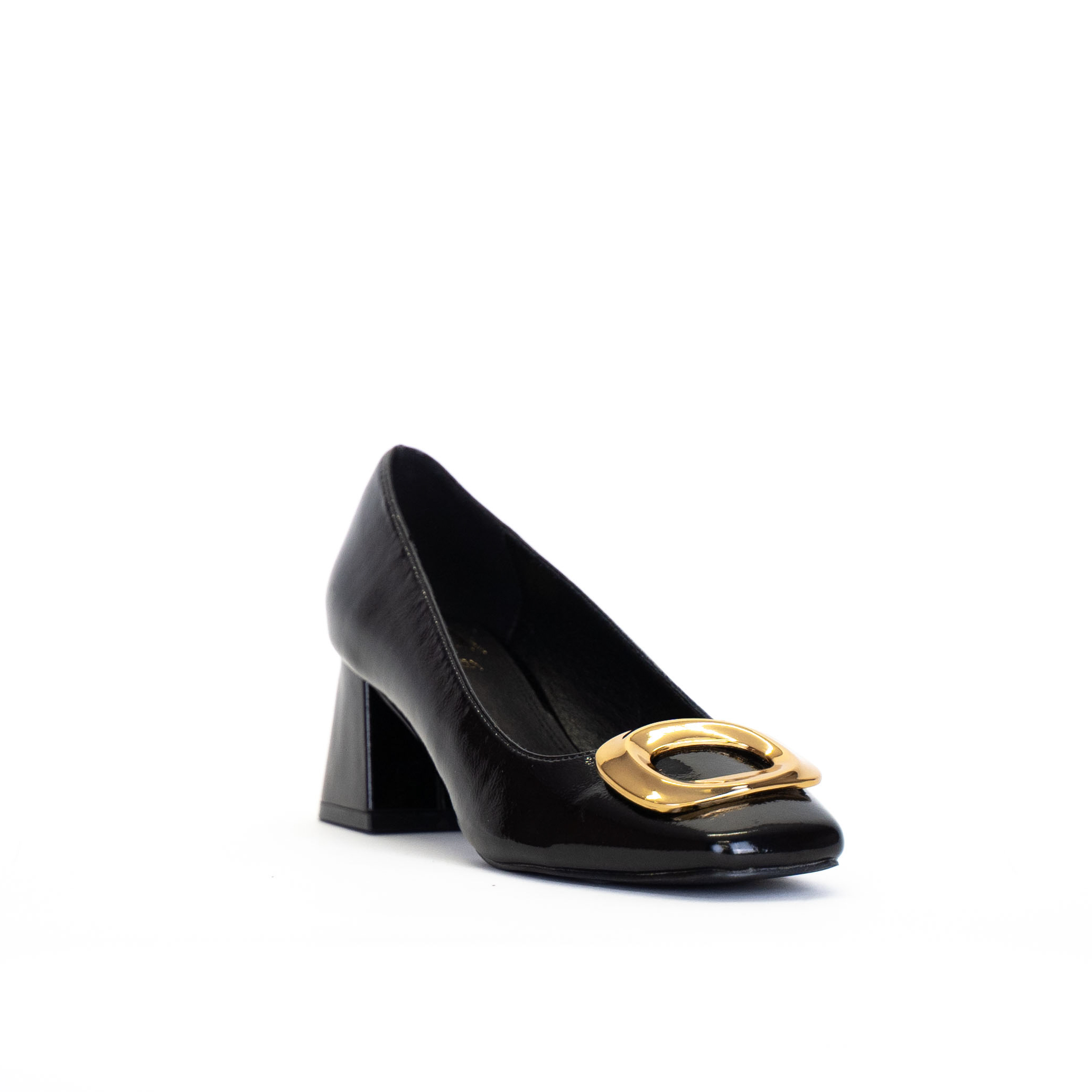 DECOLLETE CON ACCESSORIO DORATO