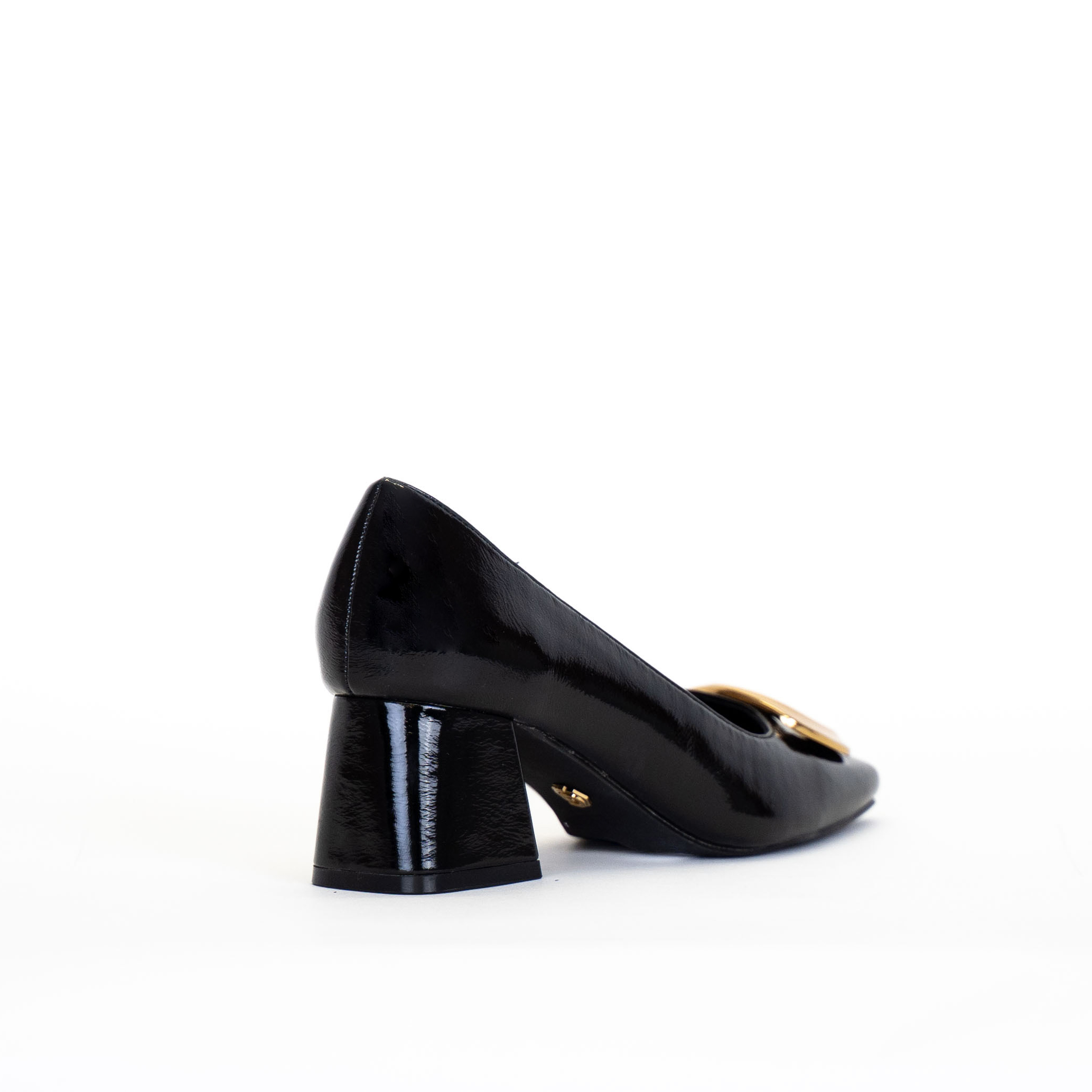 DECOLLETE CON ACCESSORIO DORATO