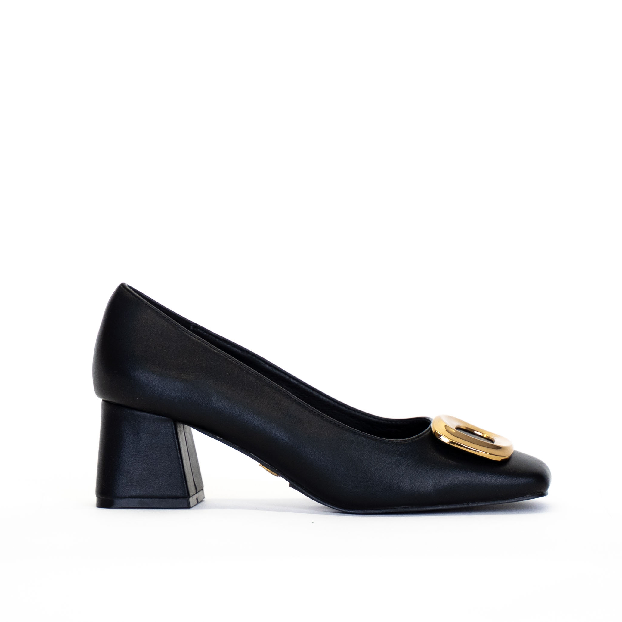 DECOLLETE CON ACCESSORIO DORATO