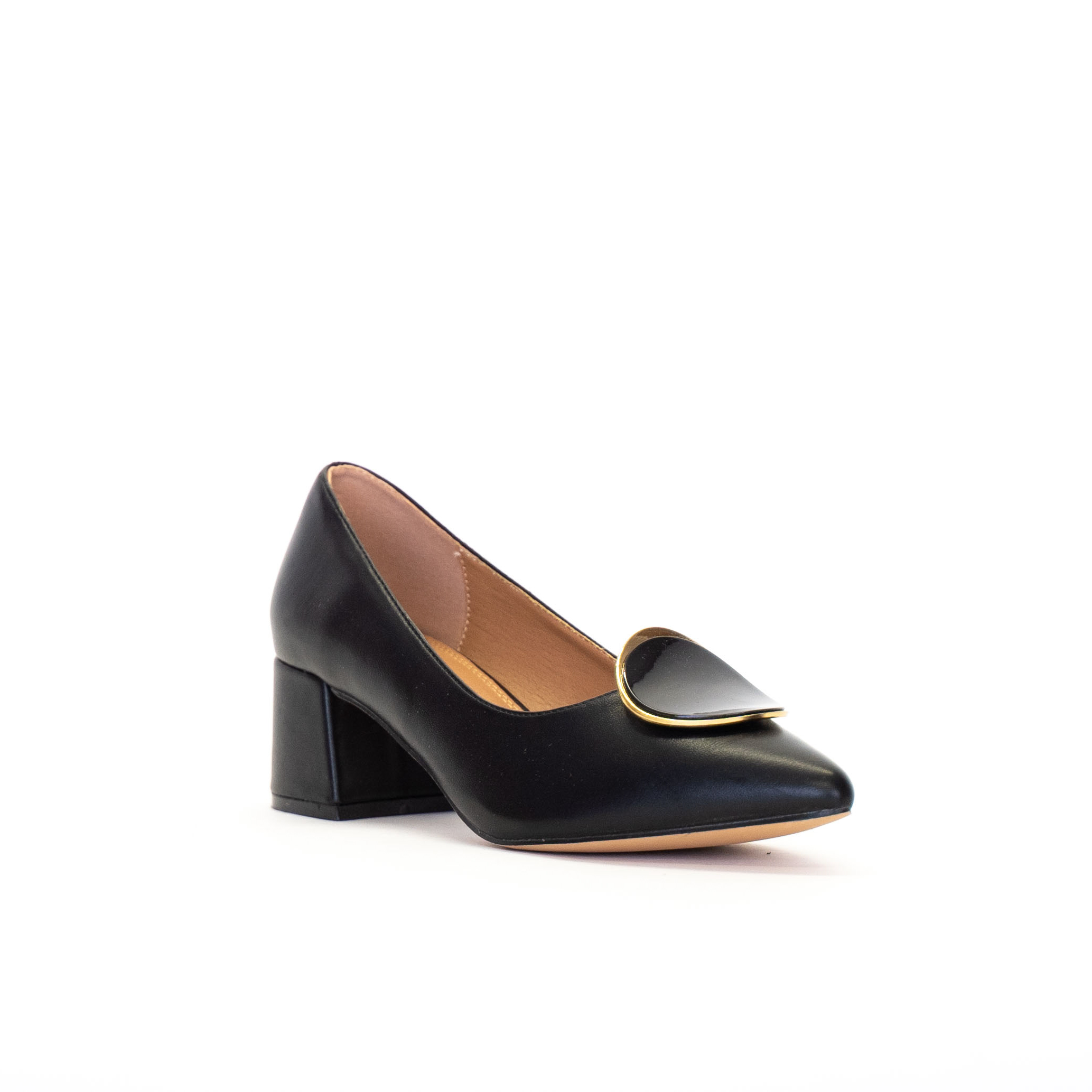 DECOLLETE CON ACCESSORIO TONDO