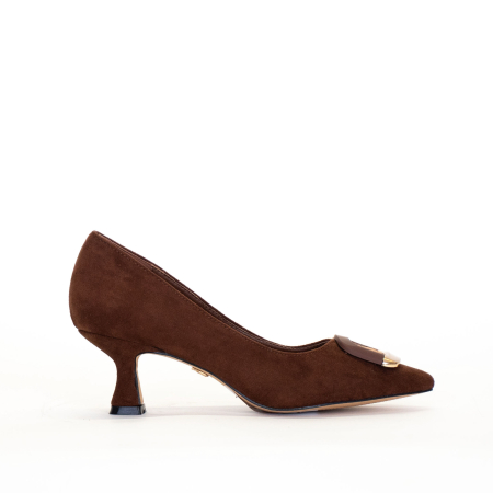 DECOLLETE CON ACCESSORIO FRONTALE