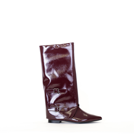 STIVALE BASSO CON GAMBALE RISVOLTATO