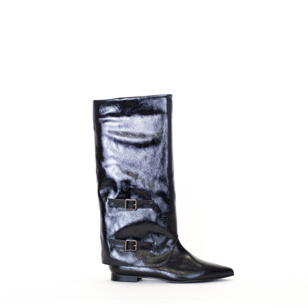 STIVALE BASSO CON GAMBALE RISVOLTATO