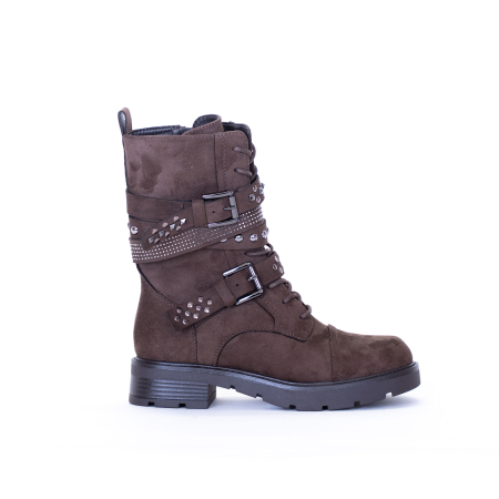 ANFIBIO DECORATO CON BORCHIETTE E STRASS