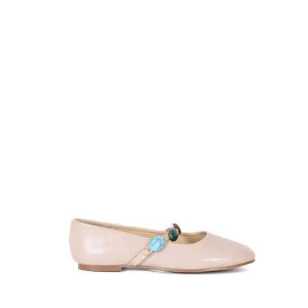 BALLERINA CON CINTURINO IN PIETRE