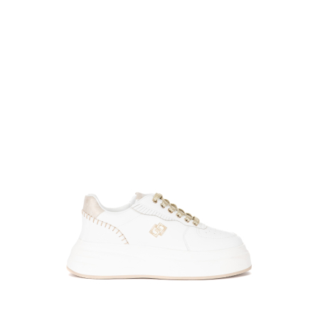 SNEAKERS BICOLOR CON PARA ALTA