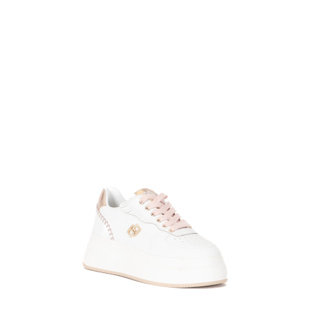 SNEAKERS BICOLOR CON PARA ALTA