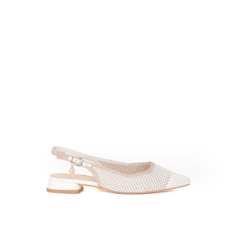 BALLERINA SLINGBACK IN TESSUTO