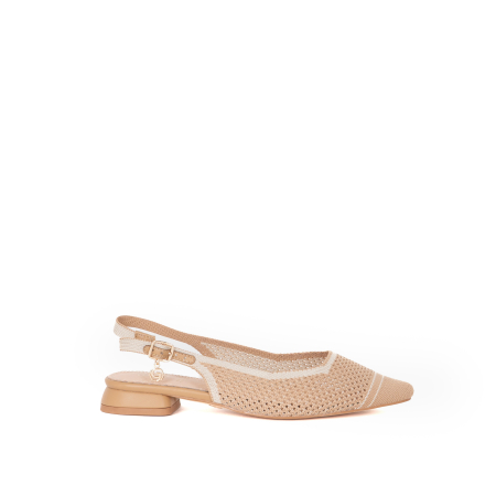 BALLERINA SLINGBACK IN TESSUTO