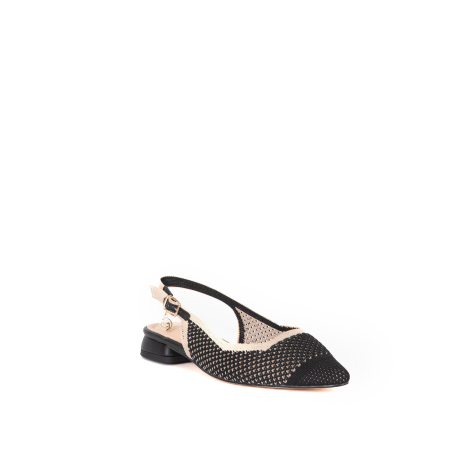 BALLERINA SLINGBACK IN TESSUTO