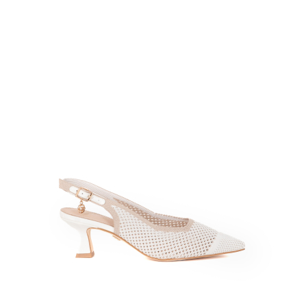 DECOLLETE SLINGBACK IN TESSUTO