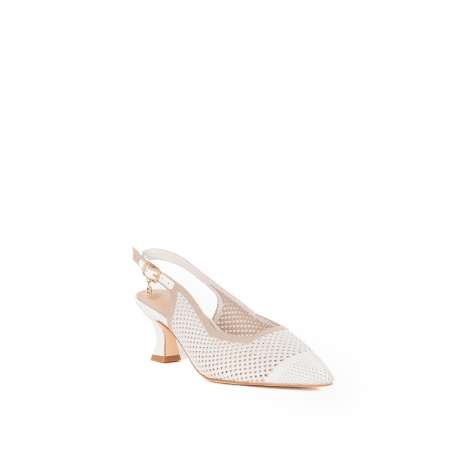DECOLLETE SLINGBACK IN TESSUTO