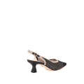 DECOLLETE SLINGBACK IN TESSUTO