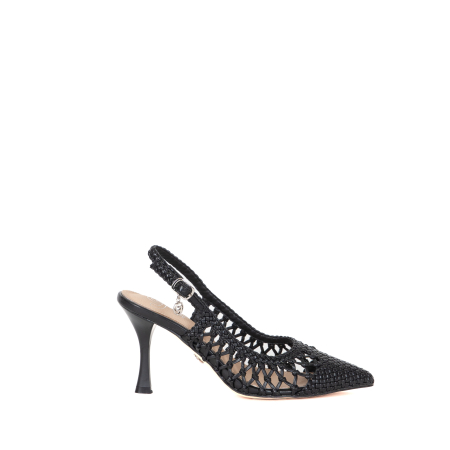 DECOLLETE SLINGBACK INTRECCIATA