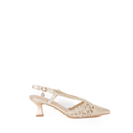 DECOLLETE SLINGBACK INTRECCIATA