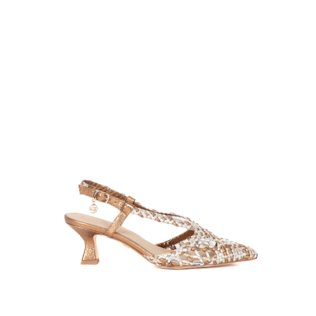 DECOLLETE SLINGBACK INTRECCIATA