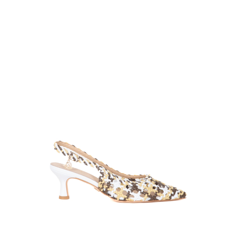 DECOLLETE SLINGBACK INTRECCIATA