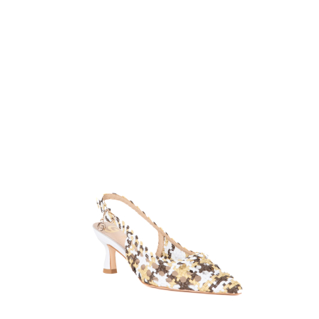 DECOLLETE SLINGBACK INTRECCIATA