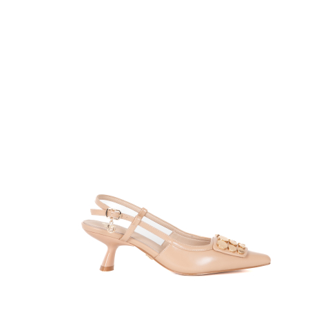 DECOLLETE SLINGBACK CON FIBBIA BORCHIATA