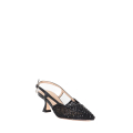 DECOLLETE SLINGBACK TRAFORATE FULL STRASS