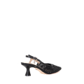 DECOLLETE SLINGBACK TRAFORATE FULL STRASS