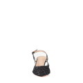 DECOLLETE SLINGBACK TRAFORATE FULL STRASS