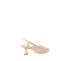 DECOLLETE SLINGBACK TRAFORATE FULL STRASS