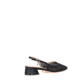 BALLERINA SLINGBACK TRAFORATA FULL STRASS